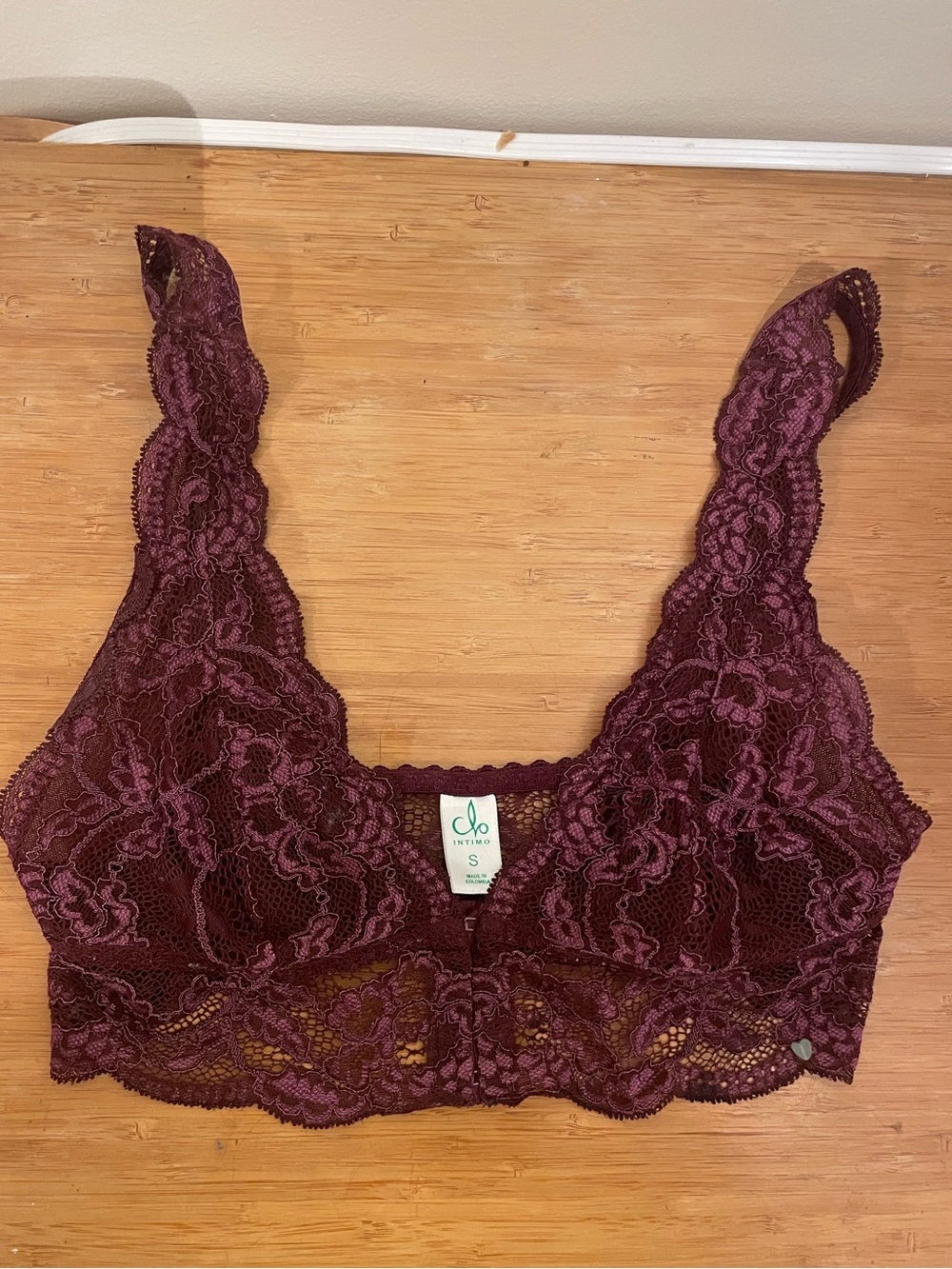 small front close bralette
